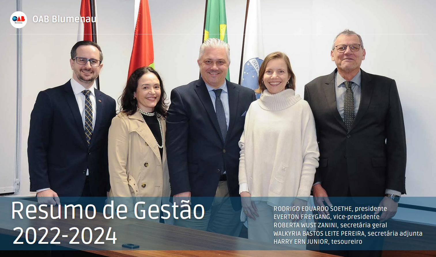 Resumo da Gestão 2022/2024 Resumo da Gestão 2022/2024