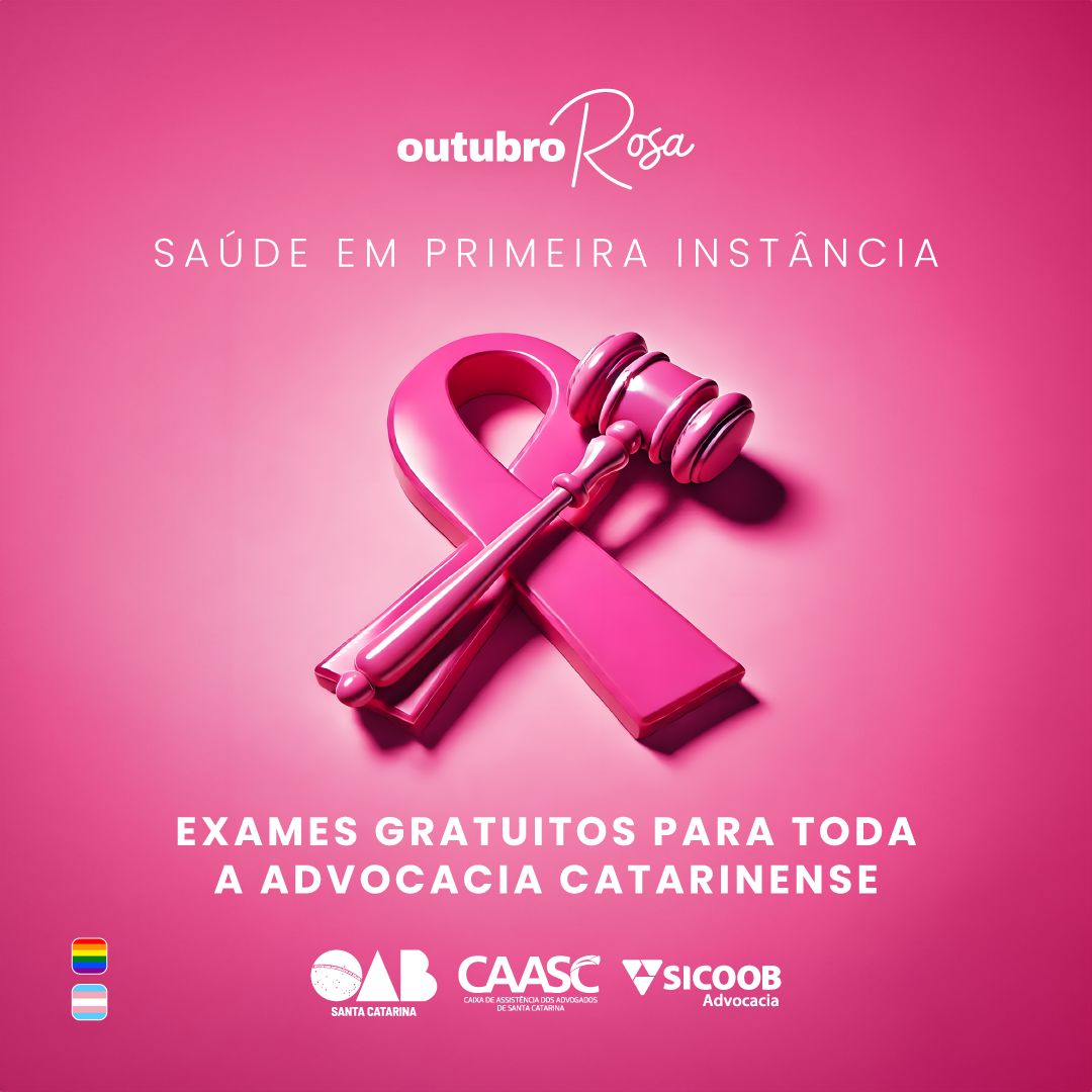 Outubro Rosa 2024 - CAASC - Confira detalhes da campanha