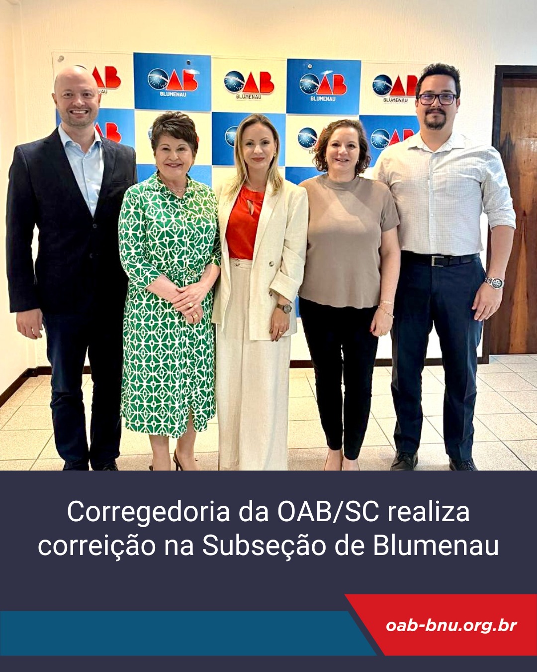 Corregedoria da OAB Santa Catarina realiza correição em processos ético-disciplinares na Subseção de Blumenau Corregedoria da OAB Santa Catarina realiza correição em processos ético-disciplinares na Subseção de Blumenau