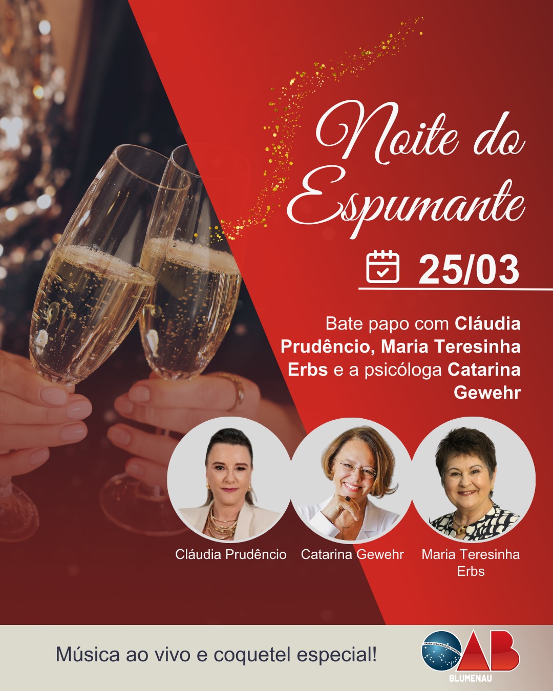 OAB Blumenau promove evento especial para advogadas em celebração ao Mês da Mulher OAB Blumenau promove evento especial para advogadas em celebração ao Mês da Mulher