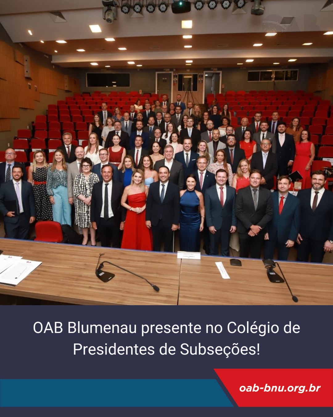OAB Blumenau participa do Colégio de Presidentes de Subseções e reforça compromisso com a advocacia catarinense OAB Blumenau participa do Colégio de Presidentes de Subseções e reforça compromisso com a advocacia catarinense