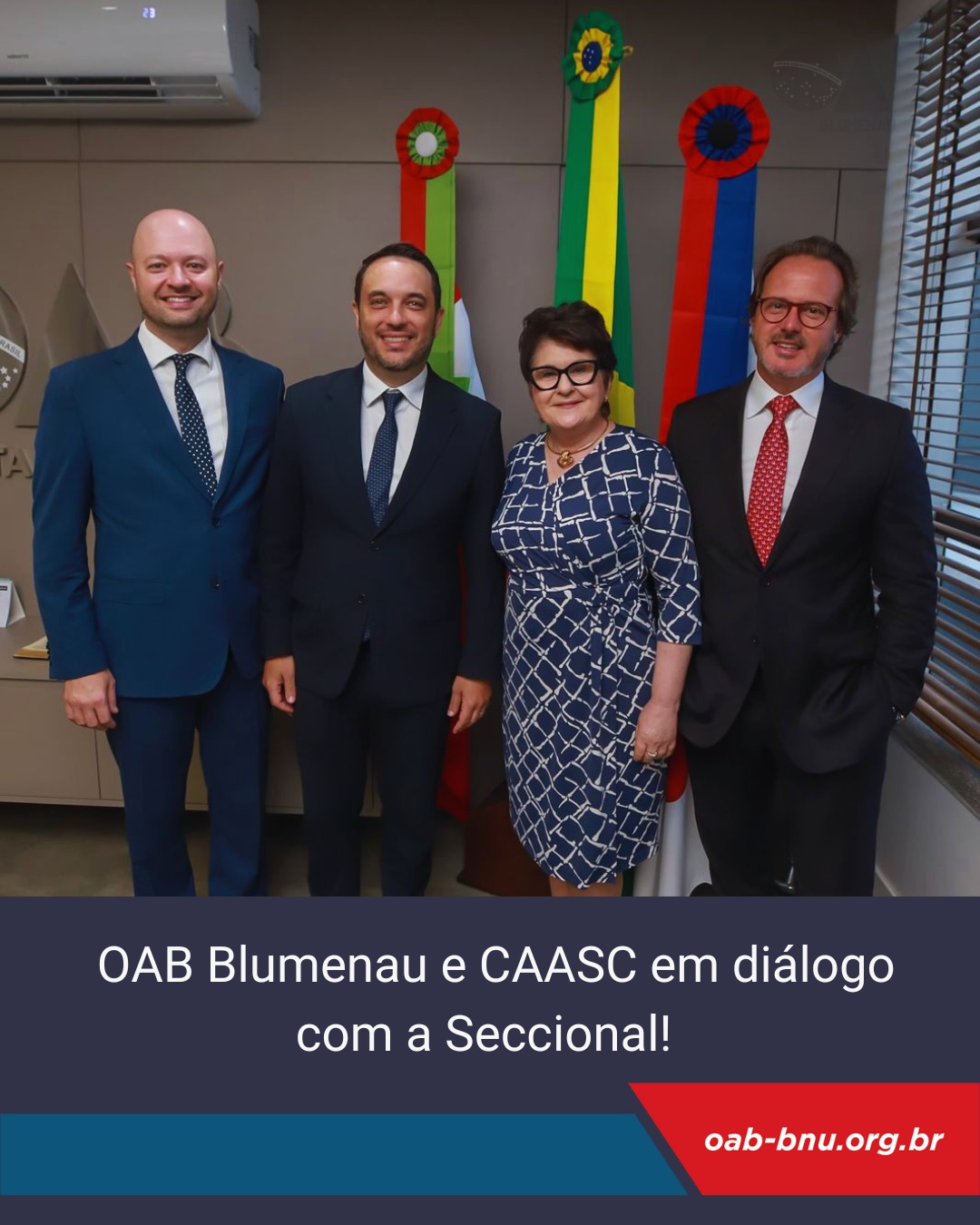 OAB Blumenau fortalece a advocacia regional em reunião com lideranças estaduais OAB Blumenau fortalece a advocacia regional em reunião com lideranças estaduais