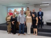 OAB Blumenau participa de evento sobre violência contra a mulher em condomínios na AMPE Blumenau