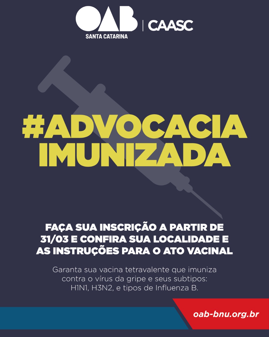 Campanha de Vacinação CAASC 2025