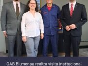 OAB Blumenau realiza visita institucional ao 3º Batalhão de Bombeiros Militar