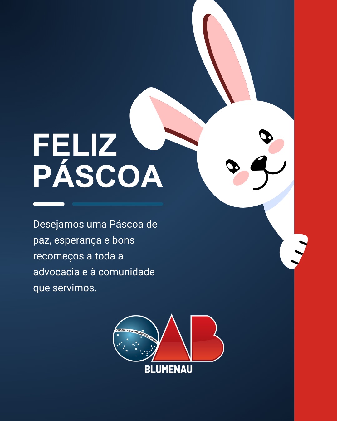 Mensagem Páscoa - OAB Blumenau Mensagem Páscoa - OAB Blumenau