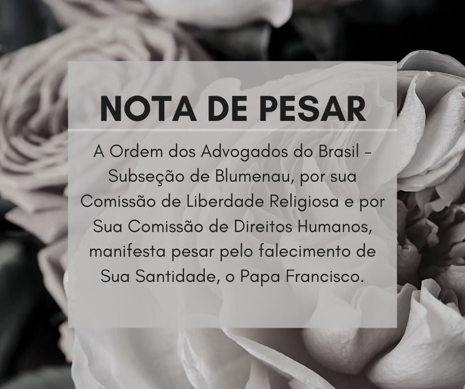 Nota de Pesar Nota de Pesar