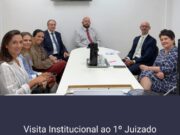 Visita institucional ao 1º Juizado Especial Cível