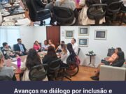 Reunião conjunta sobre inclusão e acessibilidade