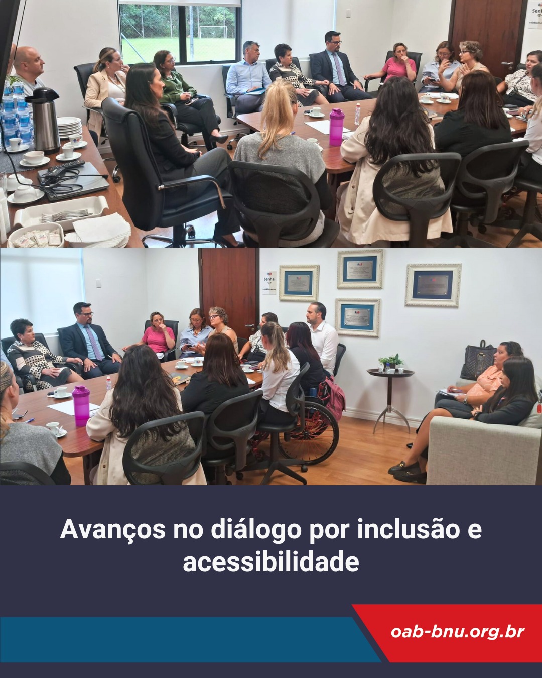 Reunião conjunta sobre inclusão e acessibilidade Reunião conjunta sobre inclusão e acessibilidade