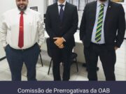Comissão de Prerrogativas da OAB Blumenau visita Vara de Garantias