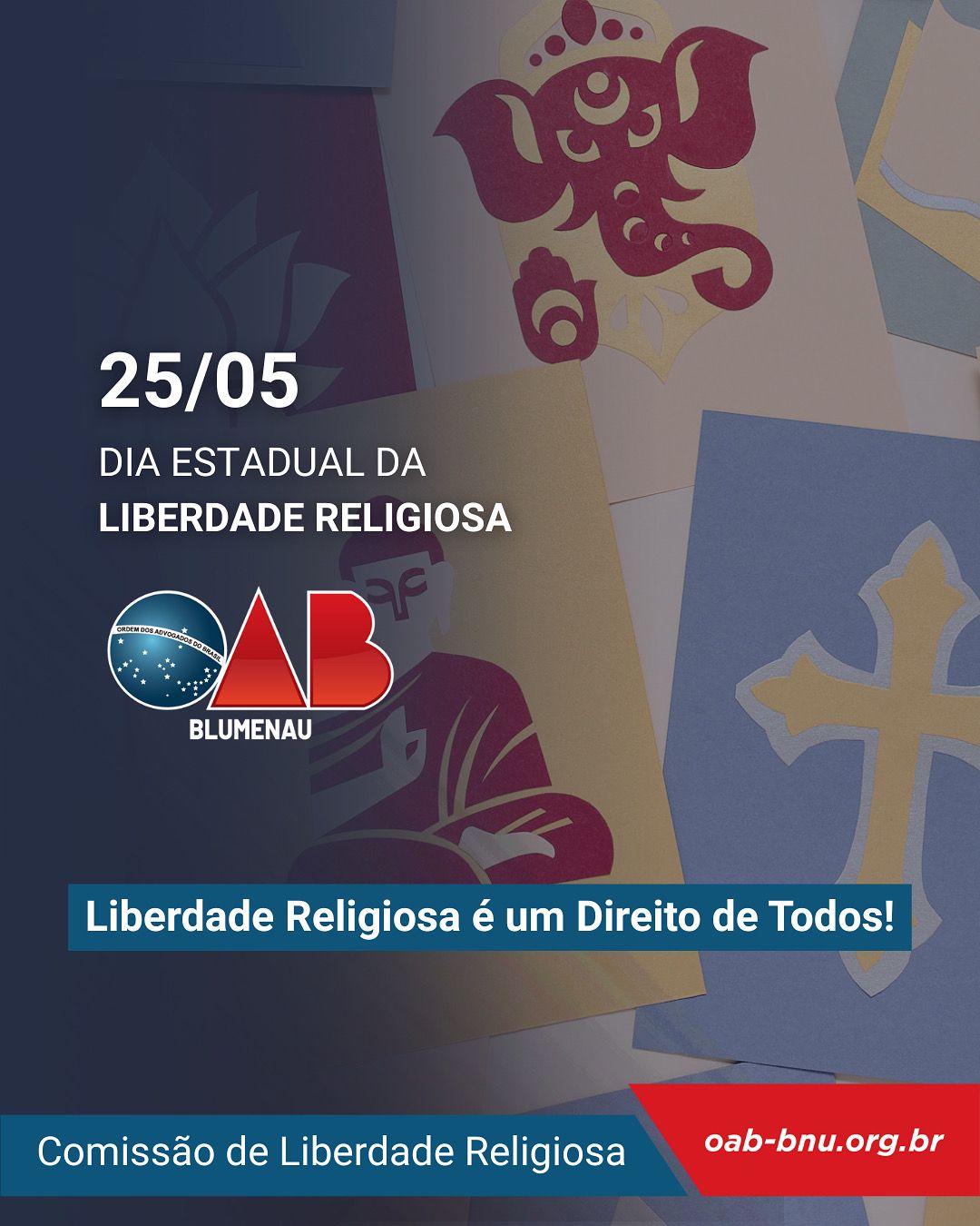 OAB Blumenau reforça papel na promoção da liberdade religiosa em Santa Catarina OAB Blumenau reforça papel na promoção da liberdade religiosa em Santa Catarina