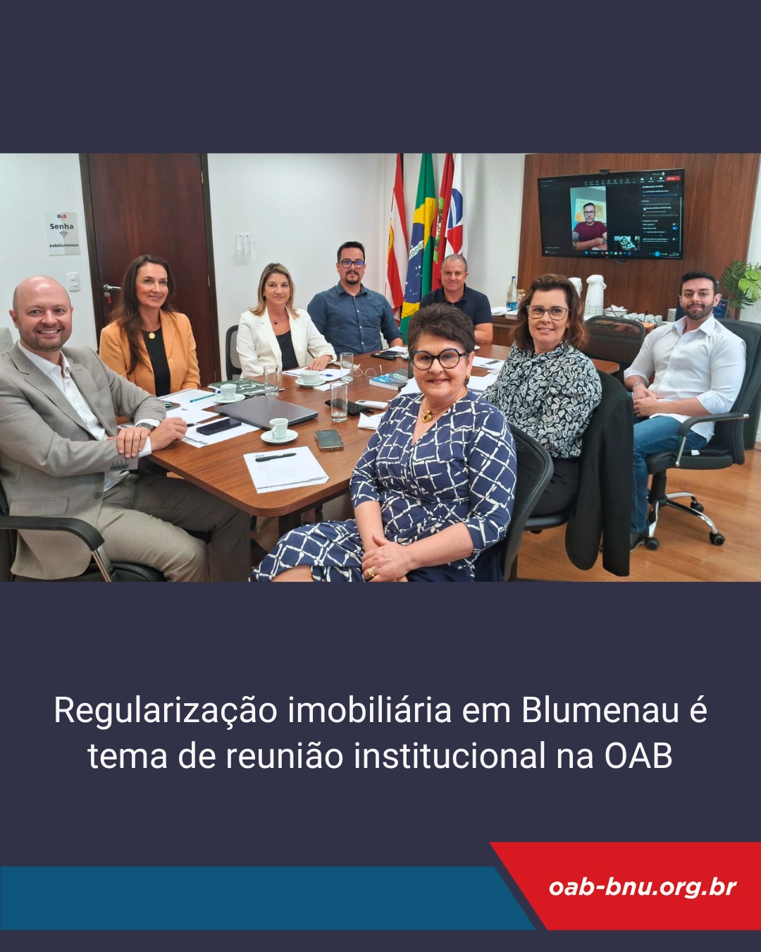 Regularização Fundiária é tema de reunião na OAB Blumenau Regularização Fundiária é tema de reunião na OAB Blumenau