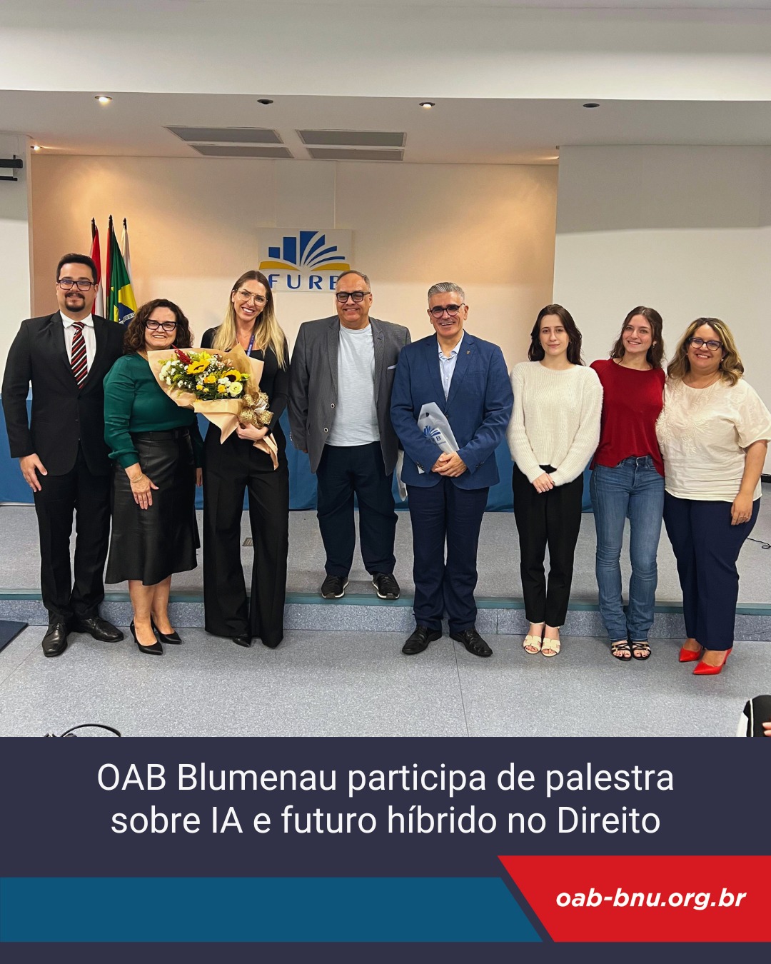 OAB Blumenau participa do evento "O Futuro do mundo híbrido humano + IA
