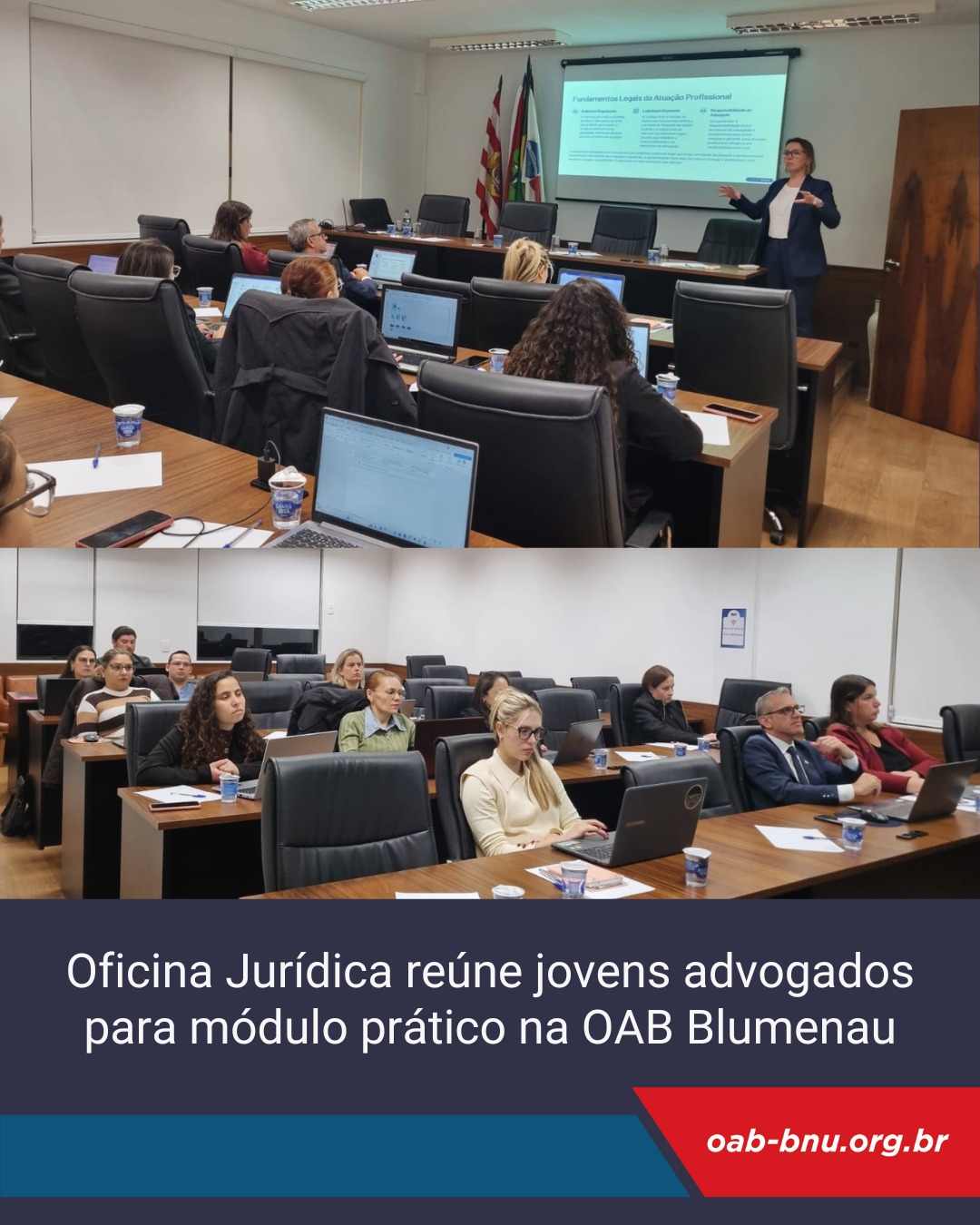 OAB Blumenau dá início à Oficina Jurídica – Módulo 1: Primeiros passos na Advocacia, com o tema “Ética, Técnica e Contrato de Honorários na Prática”. OAB Blumenau dá início à Oficina Jurídica – Módulo 1: Primeiros passos na Advocacia, com o tema “Ética, Técnica e Contrato de Honorários na Prática”.