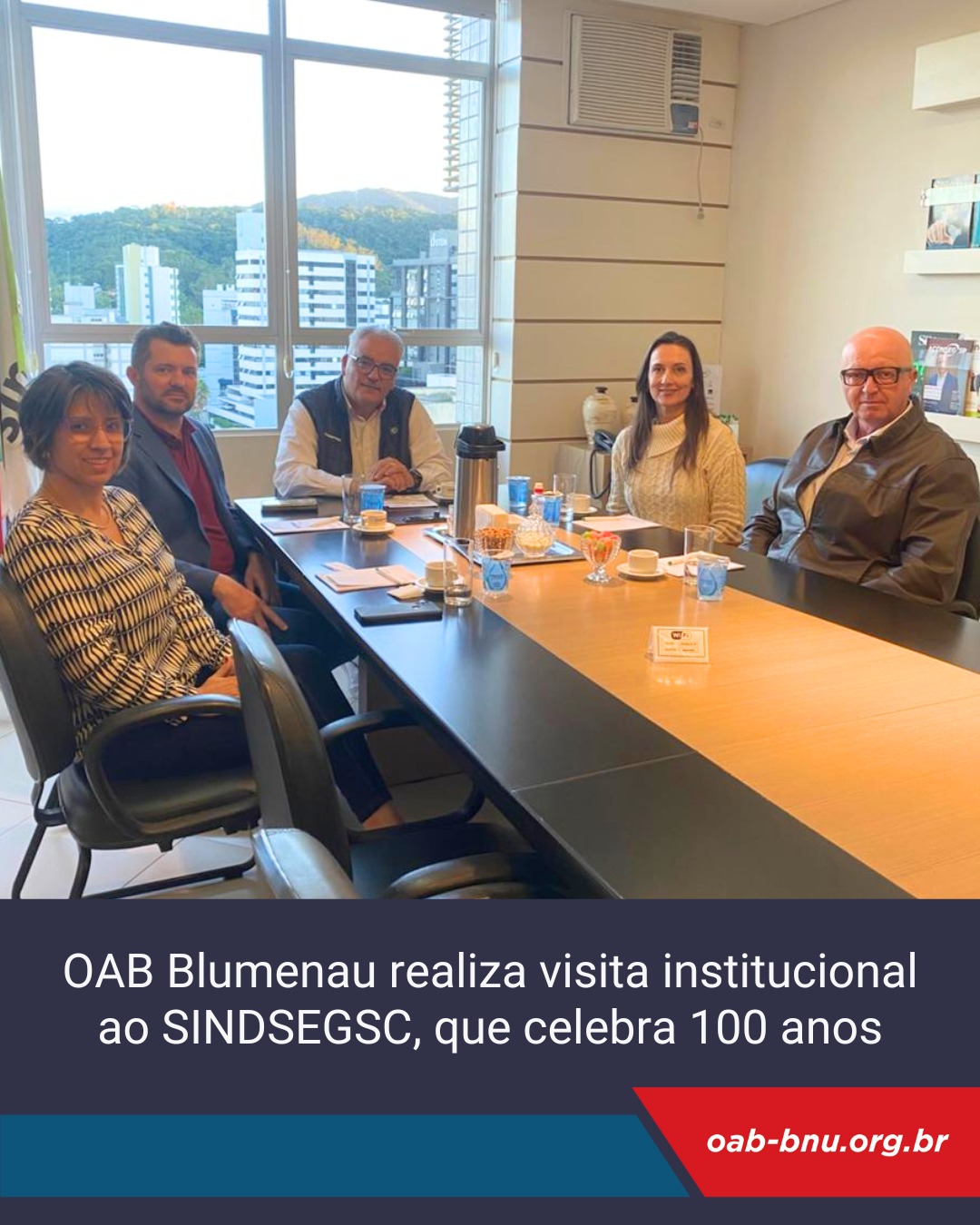 Visita institucional ao Sindicato das Seguradoras de Santa Catarina Visita institucional ao Sindicato das Seguradoras de Santa Catarina