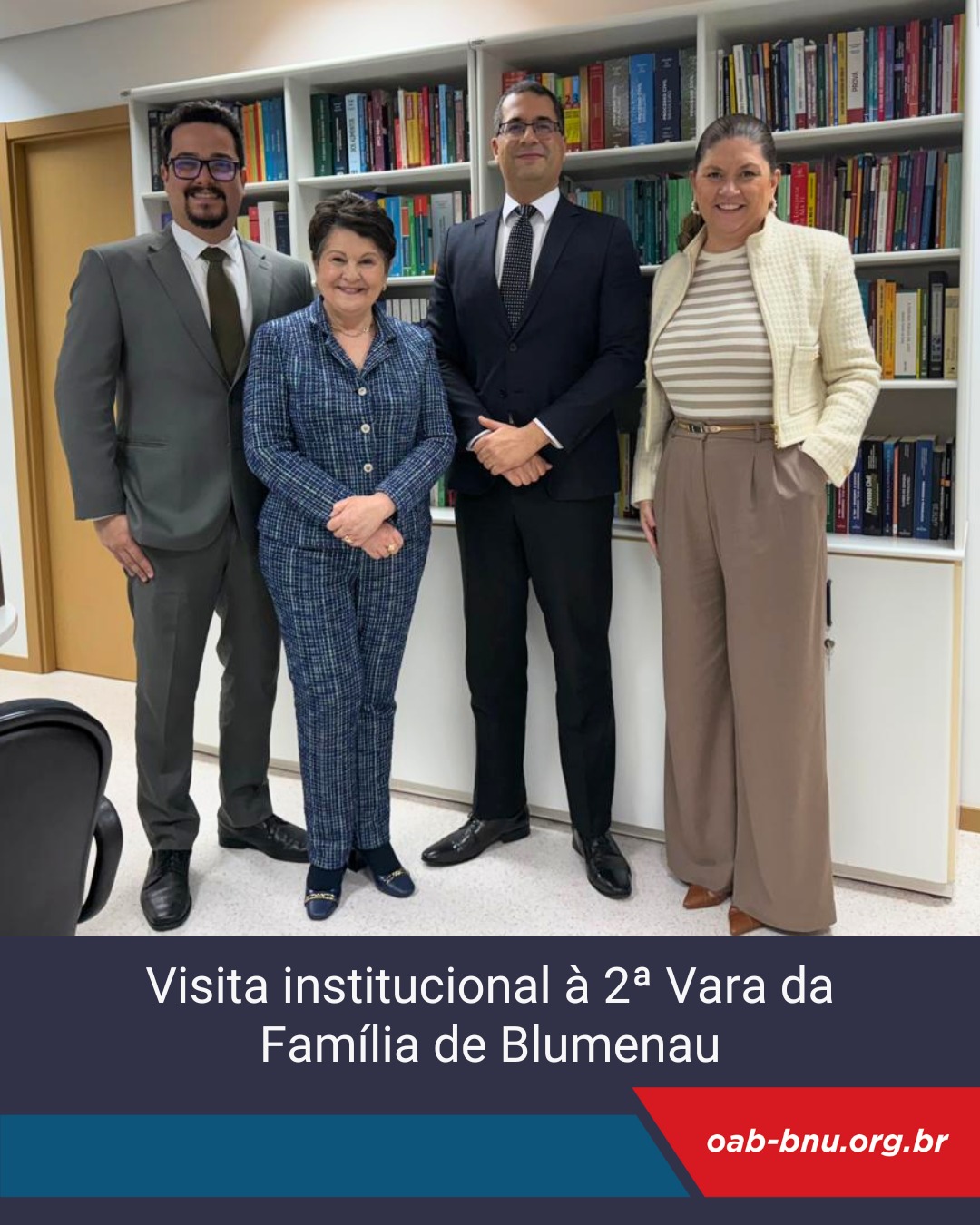 OAB visita 2ª Vara da Família de Blumenau