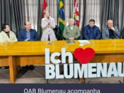 OAB prestigia solenidade de transmissão de cargo na Prefeitura de Blumenau