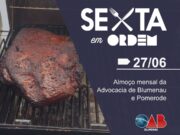 Mais uma edição do Sexta em Ordem chegando