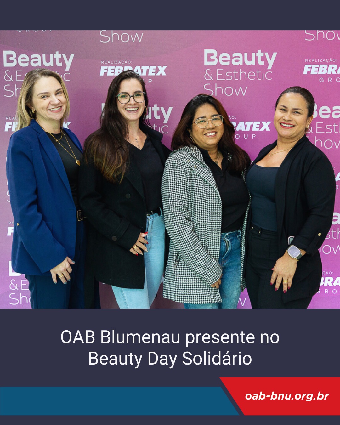 OAB Blumenau marca presença em ação solidária que promove autoestima e cidadania OAB Blumenau marca presença em ação solidária que promove autoestima e cidadania