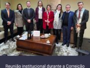 OAB Blumenau participa de reunião com Corregedoria da Justiça do Trabalho durante correição ordinária.