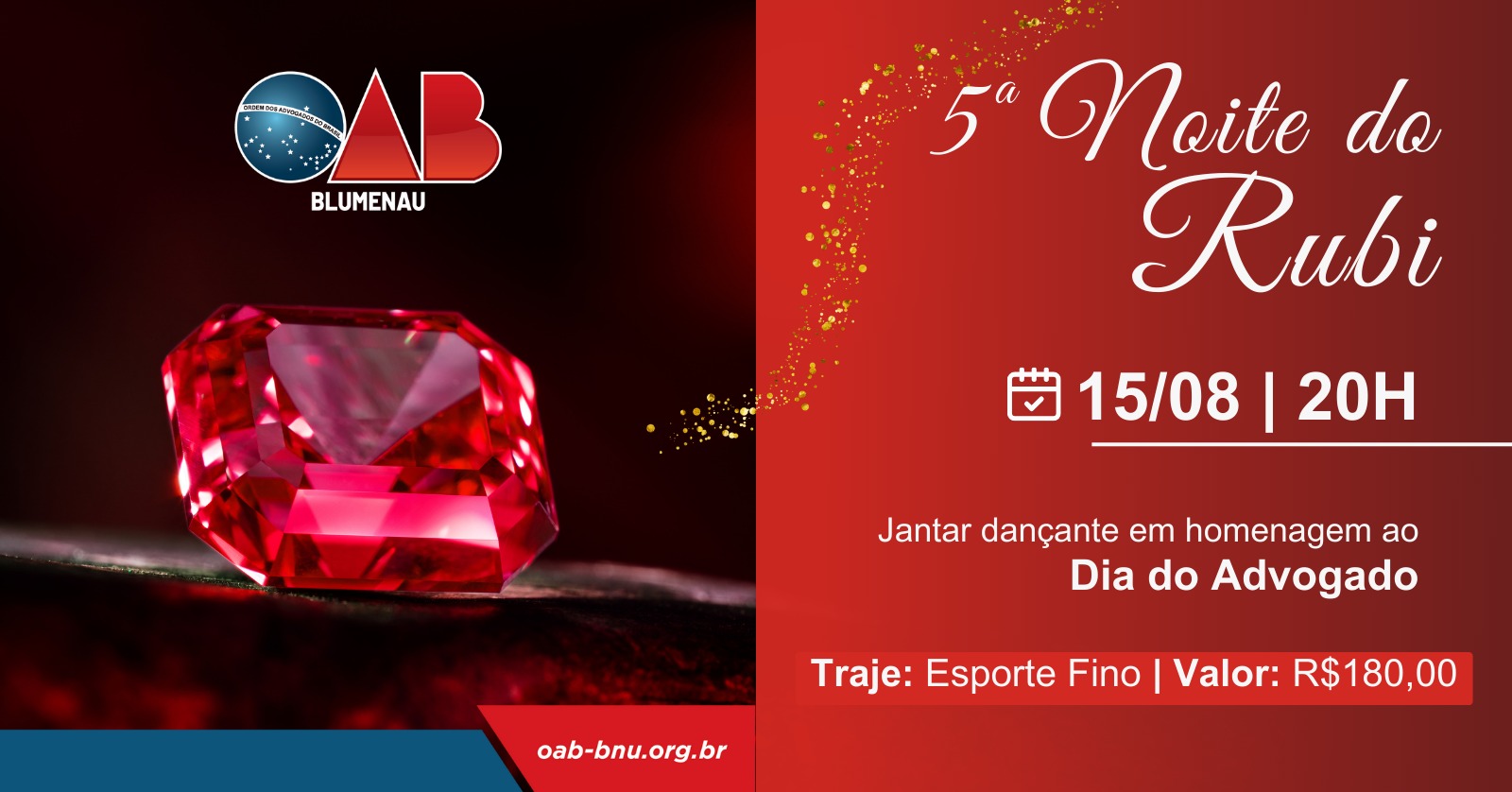 5ª  Noite do Rubi - CONVITE