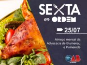 Sexta em Ordem – 25 de Julho