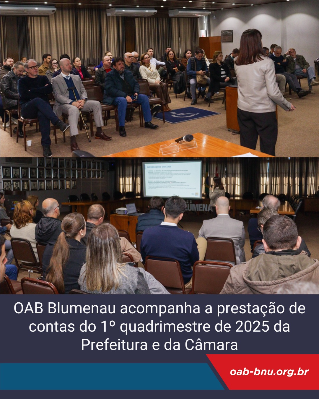 OAB Blumenau participa de audiência pública de prestação de contas do 1º quadrimestre de 2025 OAB Blumenau participa de audiência pública de prestação de contas do 1º quadrimestre de 2025