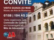 OAB Blumenau promove visita guiada ao Museu de Arte em celebração ao Mês da Advocacia