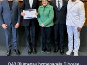 OAB Blumenau homenageia Diocese pelos 25 anos de fundação com solenidade especial