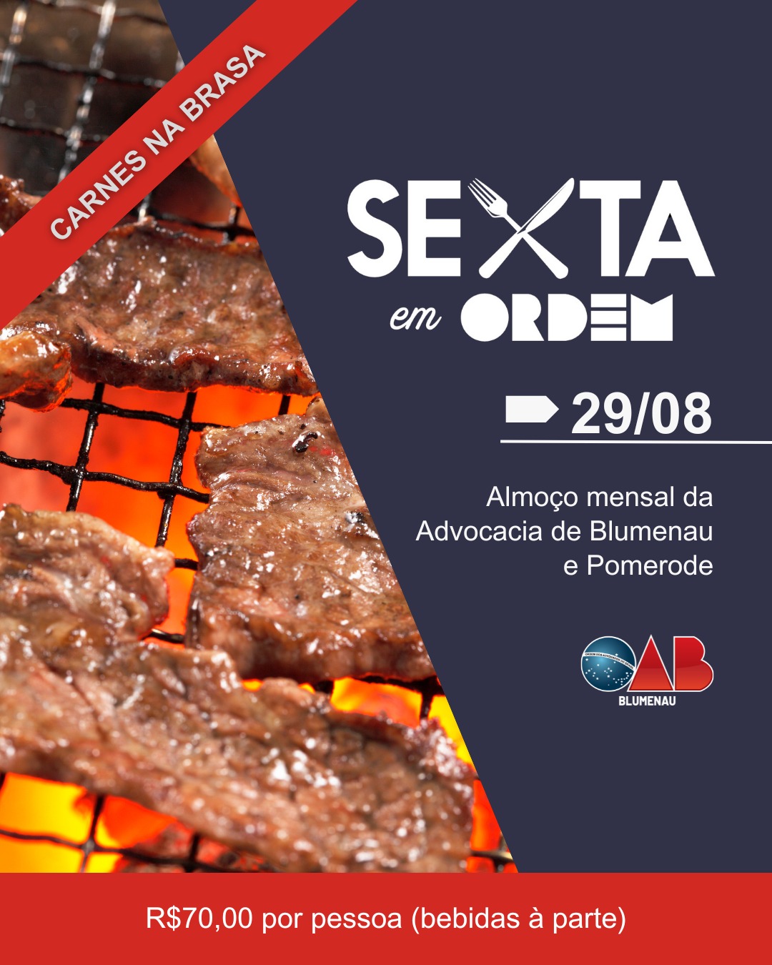 8ª edição do Sexta em Ordem reúne advocacia em Blumenau com gastronomia, música e networking 8ª edição do Sexta em Ordem reúne advocacia em Blumenau com gastronomia, música e networking