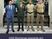 OAB Blumenau participa de solenidade alusiva ao Dia do Soldado no 23º Batalhão de Infantaria