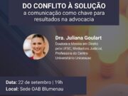 Aula Magna de Direito UNIAVAN em parceria com a OAB Blumenau