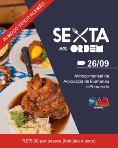 SEXTA EM ORDEM em Clima de Oktoberfest