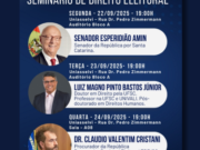Seminário de Direito Eleitoral: Caminhos e Desafios das Eleições Municipais de 2026.
