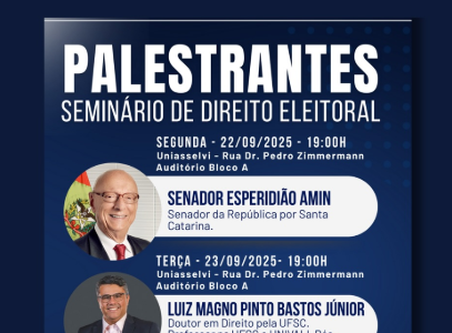 Seminário de Direito Eleitoral: Caminhos e Desafios das Eleições Municipais de 2026.